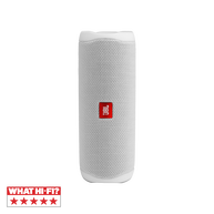 JBL Flip 5 - White CSTM - Portable Waterproof Speaker - Hero